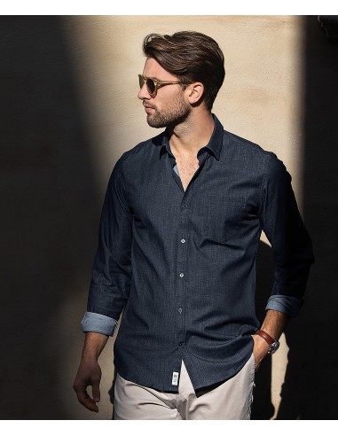 NIM-TOMF-M-Torrance coupe moderne - chemise en denim brut et stylé